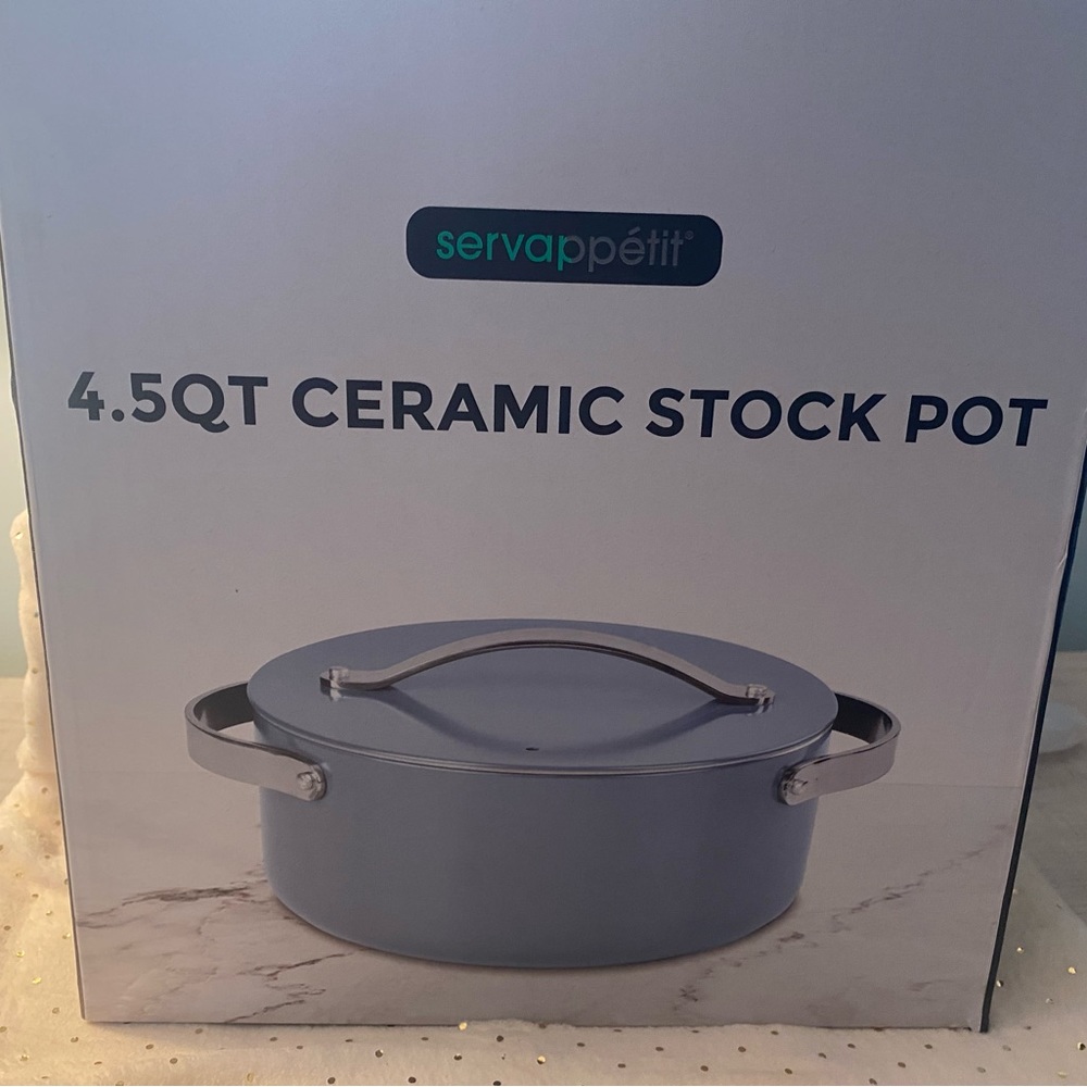 Ceramic stock pot